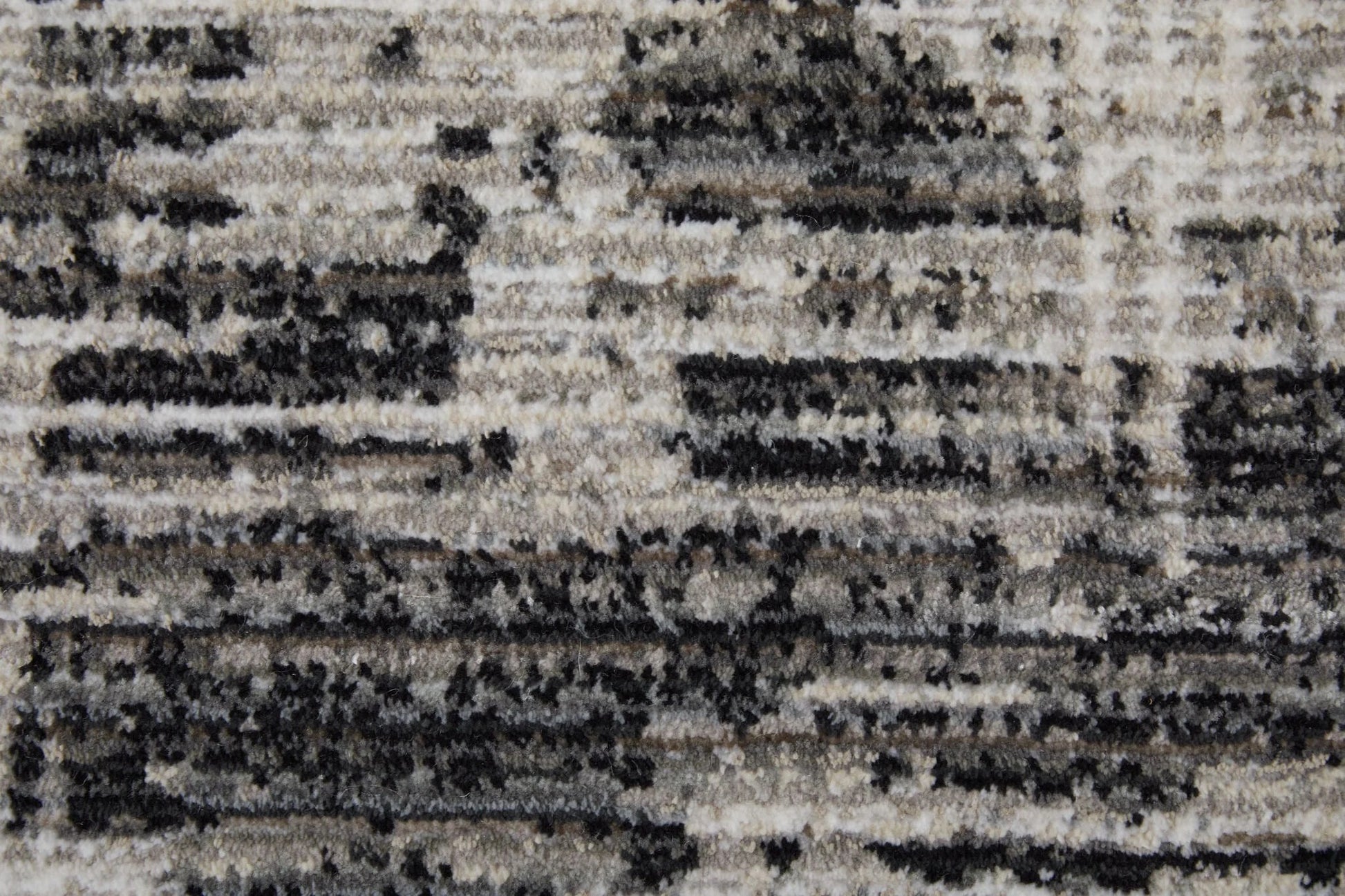 Feizy Sonora 39NYF Gray Ivory Modern/Abstract Machinemade Rug - Rugs - Feizy - Atlanta Designer Rugs