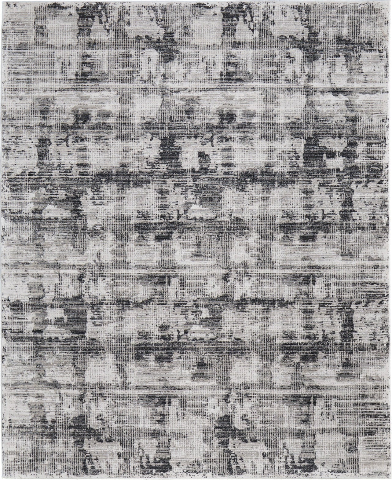 Feizy Sonora 39NYF Gray Ivory Modern/Abstract Machinemade Rug - Rugs - Feizy - Atlanta Designer Rugs