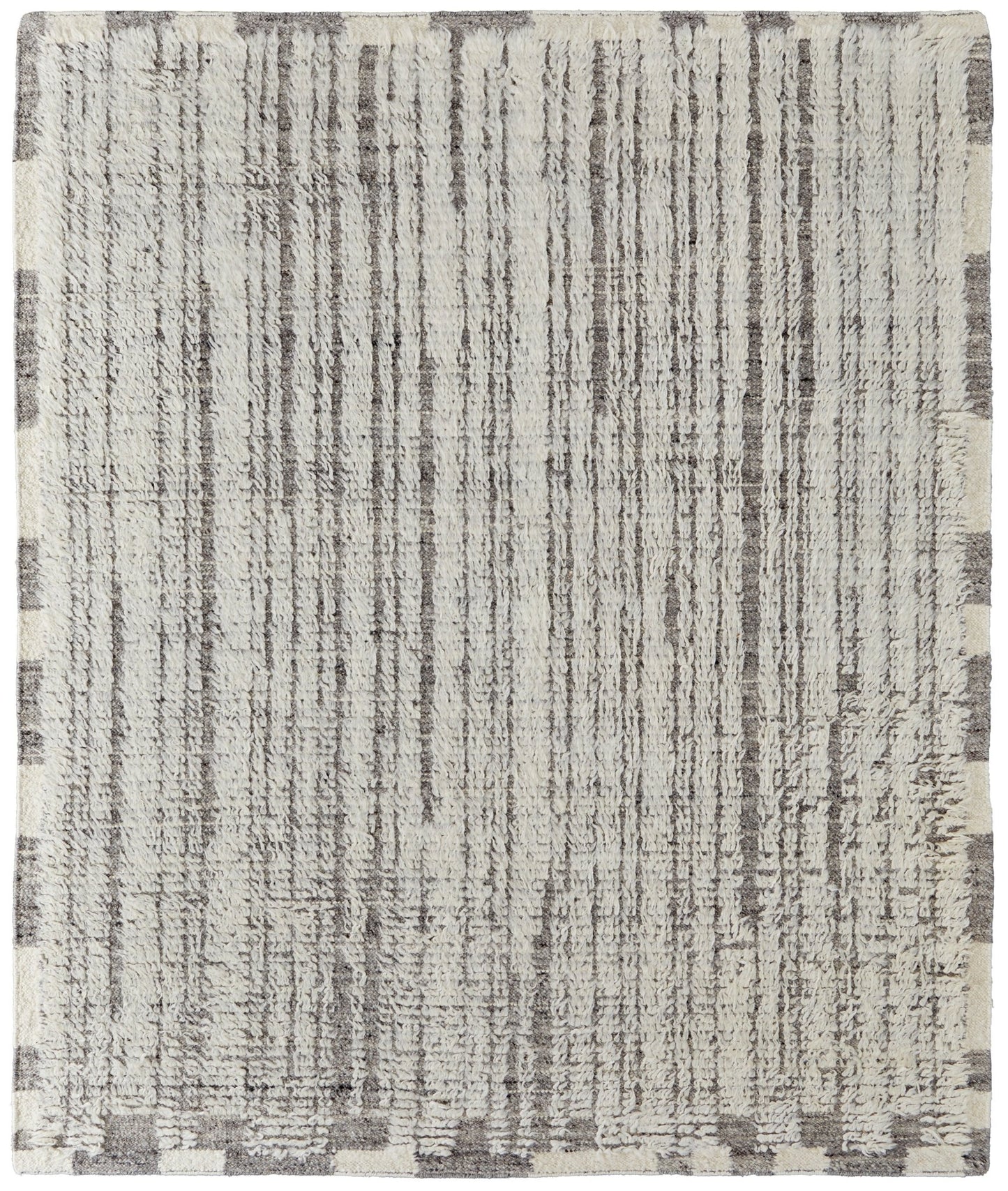 Feizy Ashby 8906F Ivory Gray Transitional/Casual Hand Woven Rug - Rugs - Feizy - Atlanta Designer Rugs