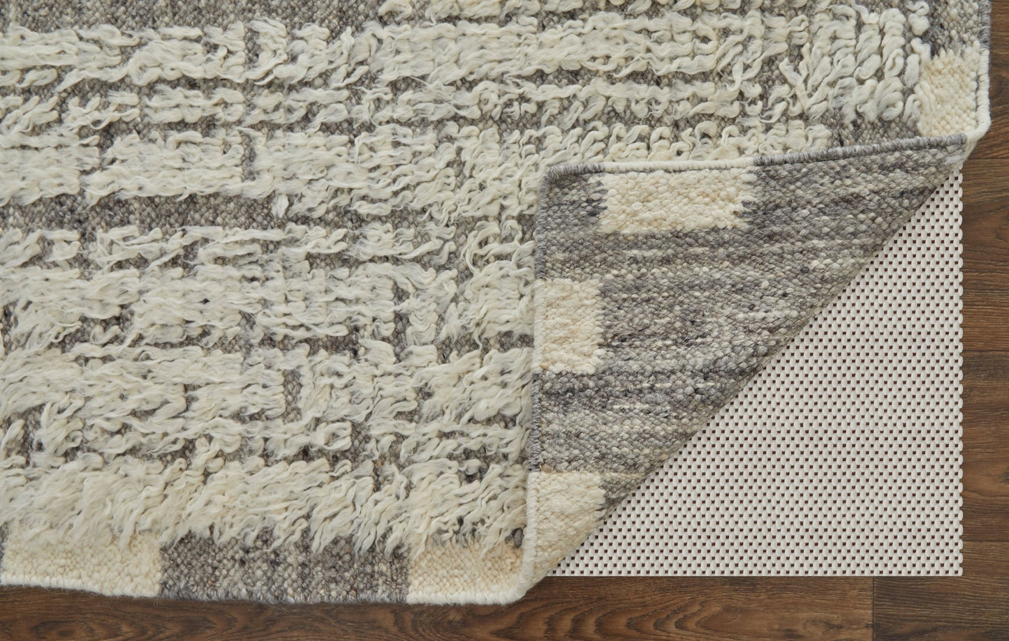 Feizy Ashby 8906F Ivory Gray Transitional/Casual Hand Woven Rug - Rugs - Feizy - Atlanta Designer Rugs