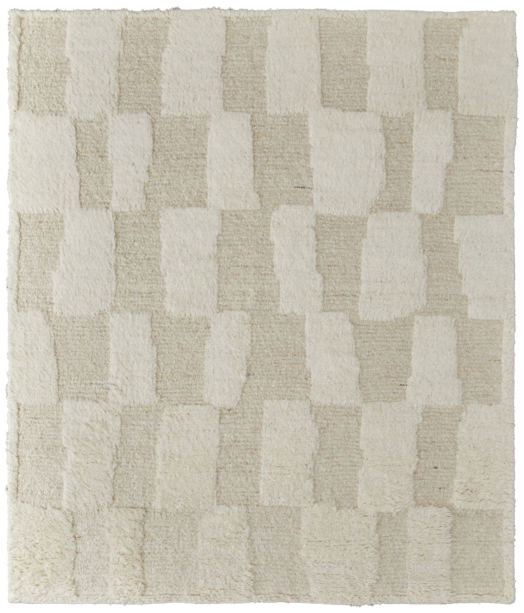 Feizy Ashby 8907F Ivory Beige Transitional/Mid - Century Moder Hand Woven Rug - Rugs - Feizy - Atlanta Designer Rugs