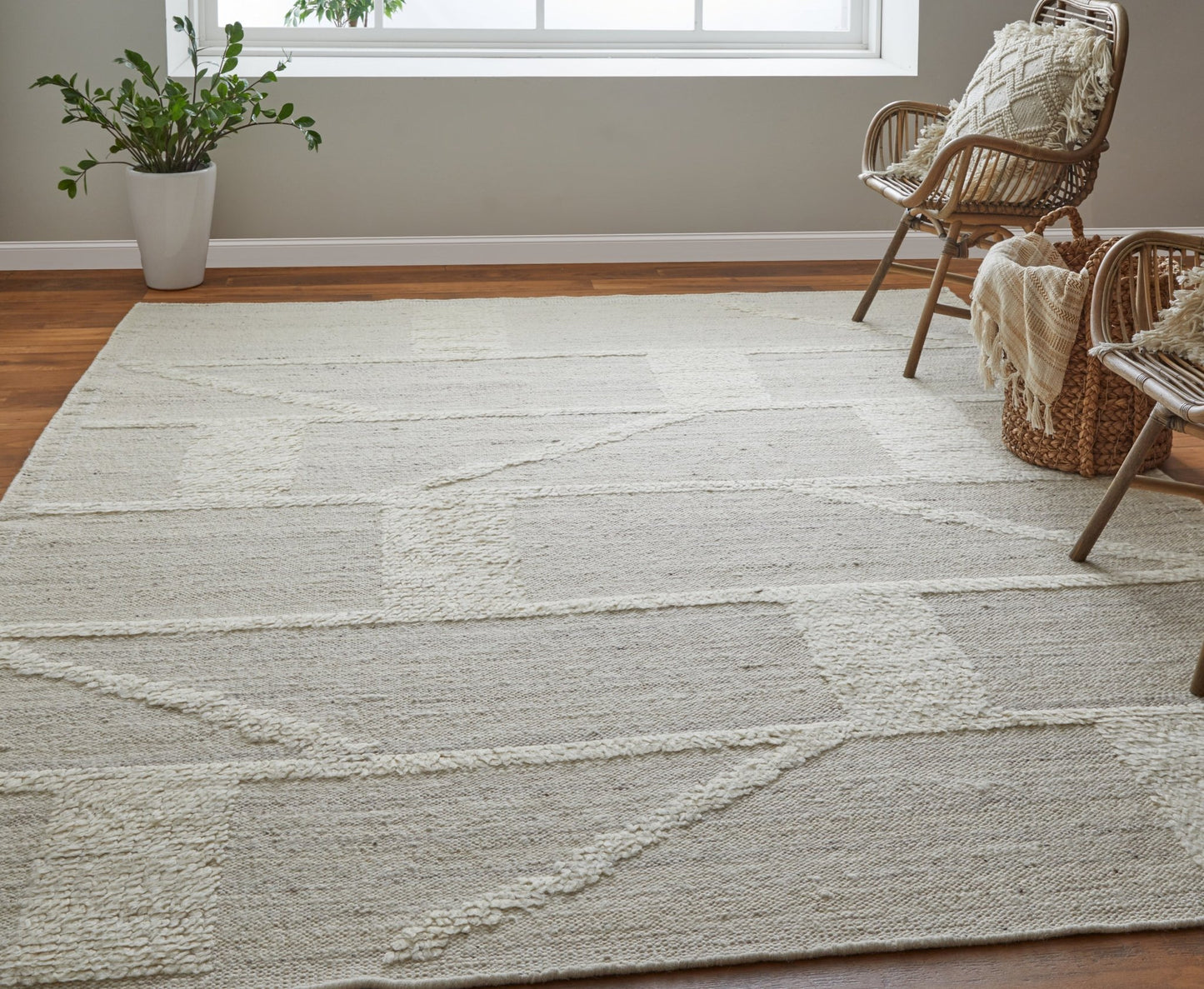 Feizy Ashby 8908F Beige Ivory Transitional/Farmhouse/Casual Hand Woven Rug - Rugs - Feizy - Atlanta Designer Rugs