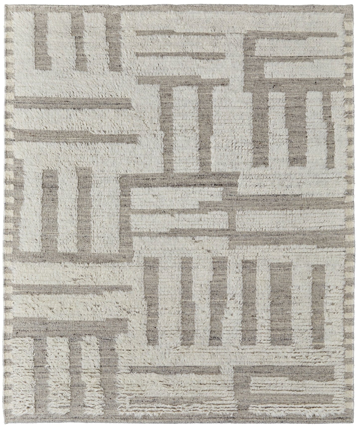 Feizy Ashby 8909F Ivory Gray Transitional/Farmhouse Hand Woven Rug - Rugs - Feizy - Atlanta Designer Rugs