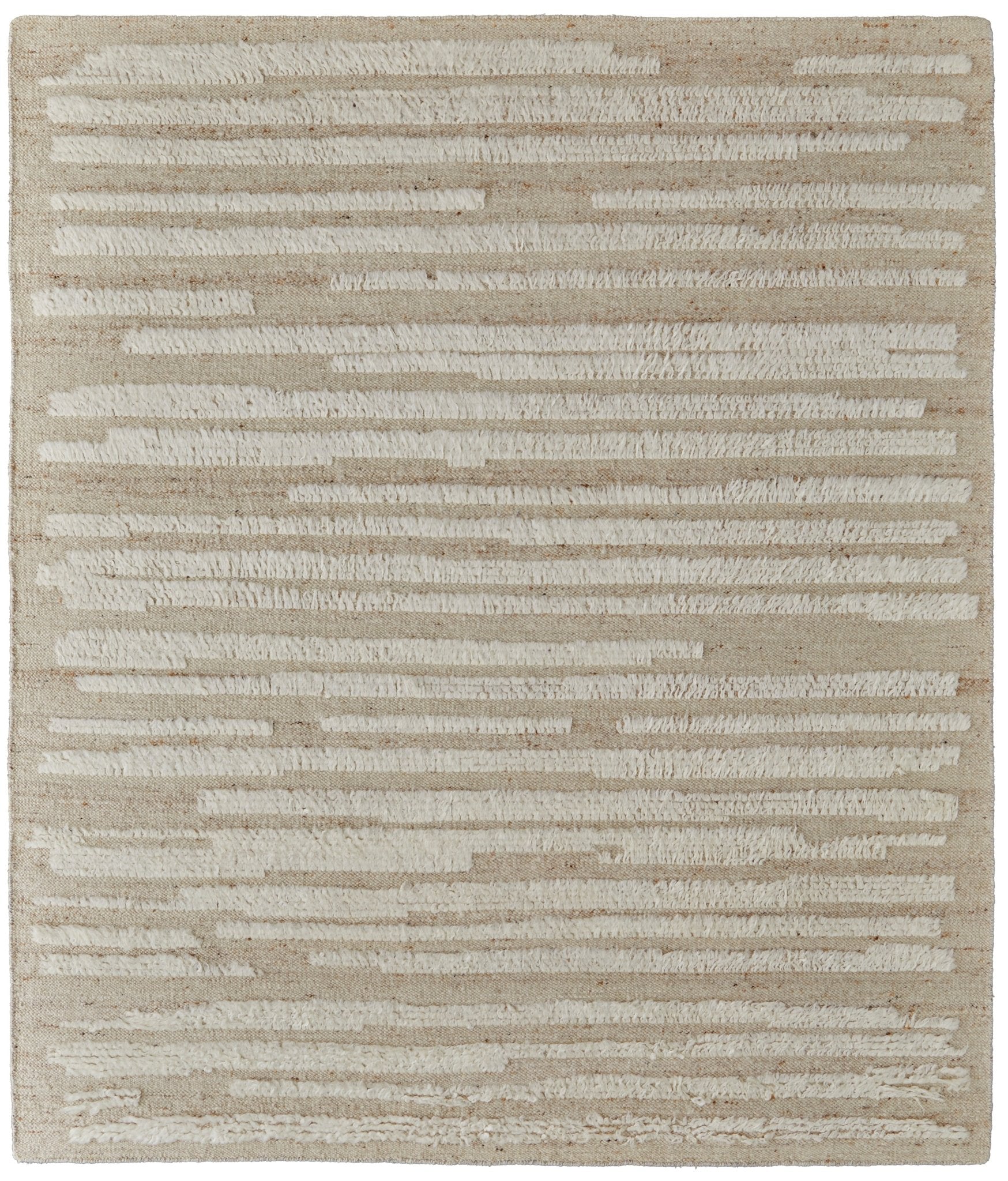 Feizy Ashby 8910F Ivory Beige Transitional/Scandinavian/Casu Hand Woven Rug - Rugs - Feizy - Atlanta Designer Rugs