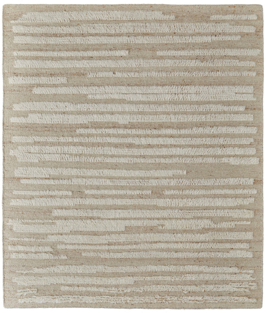 Feizy Ashby 8910F Ivory Beige Transitional/Scandinavian/Casu Hand Woven Rug - Rugs - Feizy - Atlanta Designer Rugs