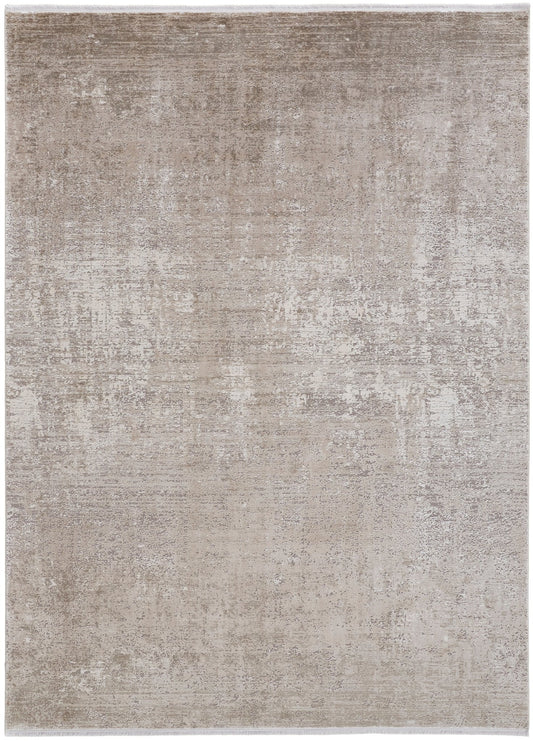 Feizy Cadiz 39FWF Beige Gray Modern/Casual Machine Woven Rug - Rugs - Feizy - Atlanta Designer Rugs