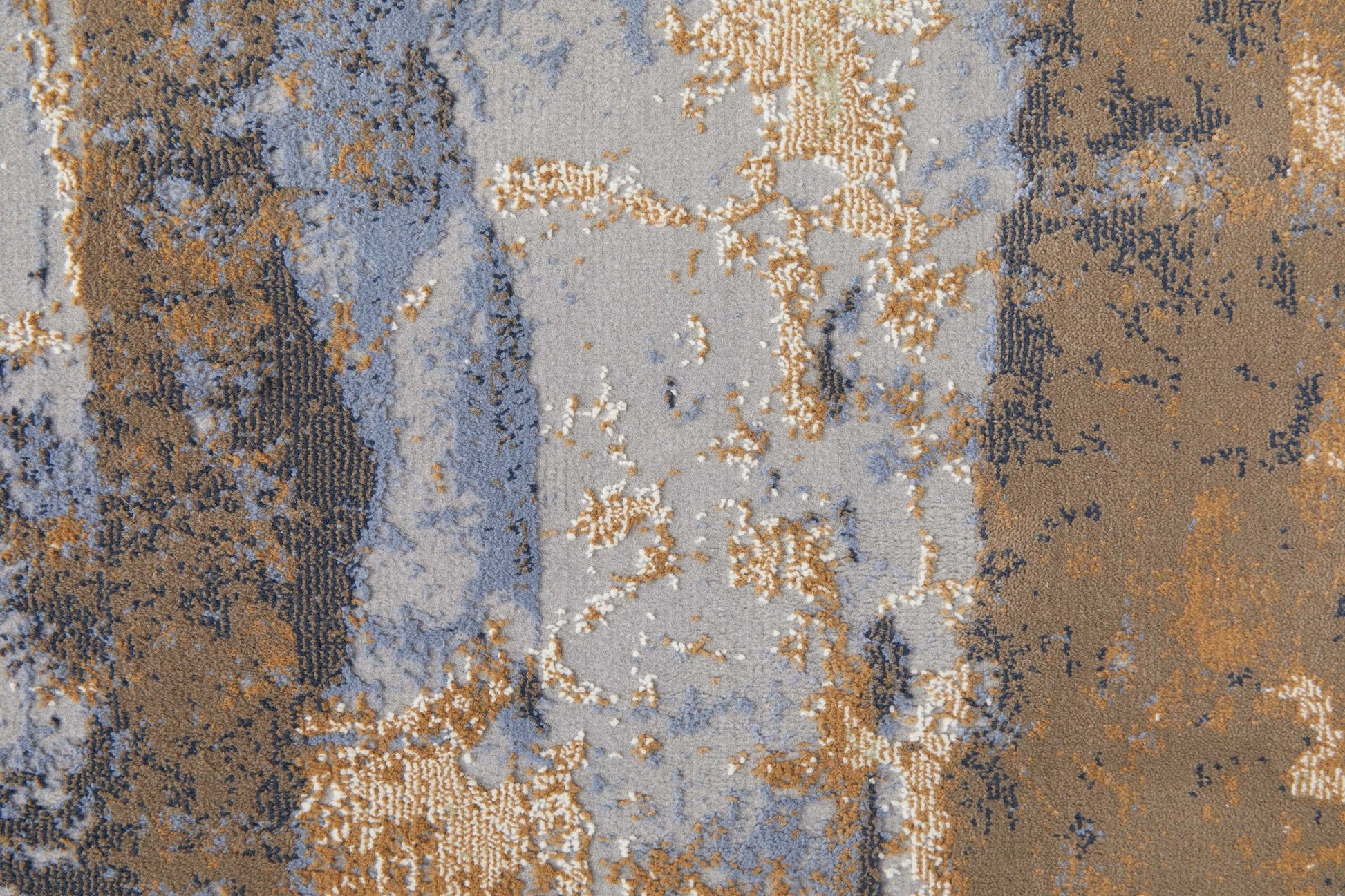 Feizy Clio 39K6F Blue Tan Modern/Casual/Luxury & Glam Machine Woven Rug - Rugs - Feizy - Atlanta Designer Rugs