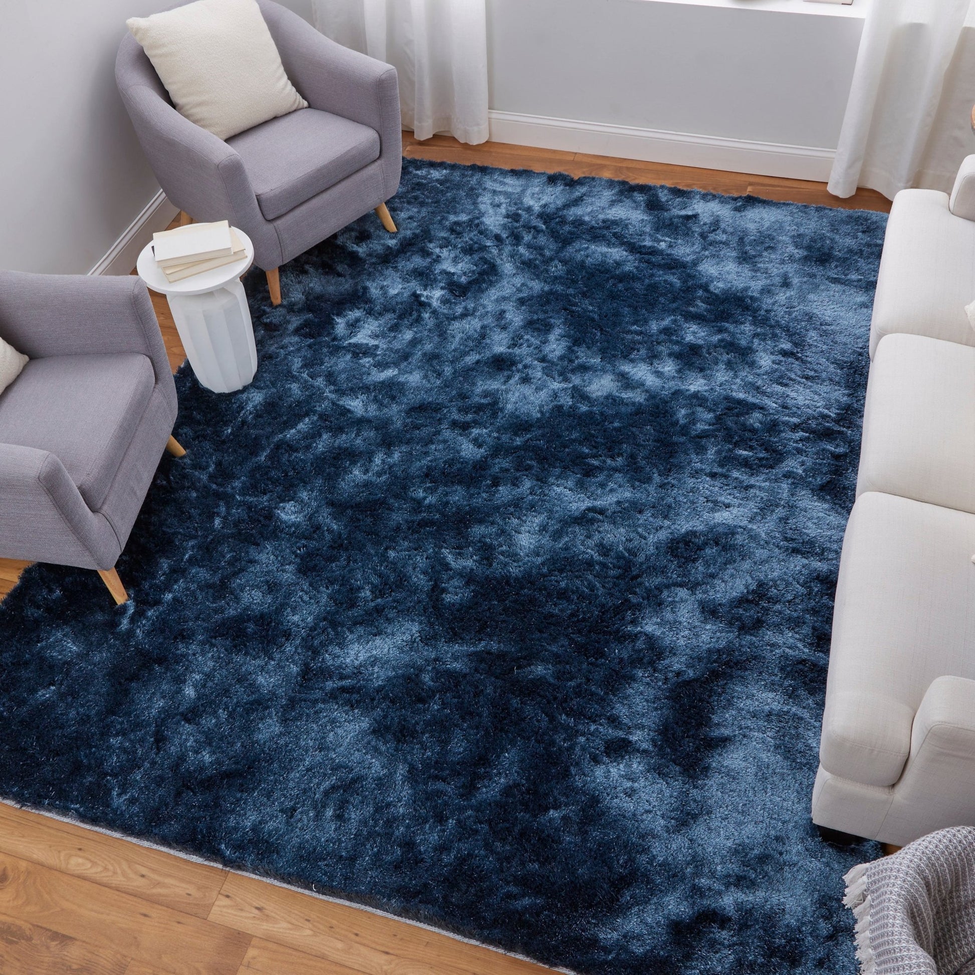 Feizy Indochine 4550F Blue Modern/Luxury & Glam/Casual Hand Tufted Rug - Rugs - Feizy - Atlanta Designer Rugs