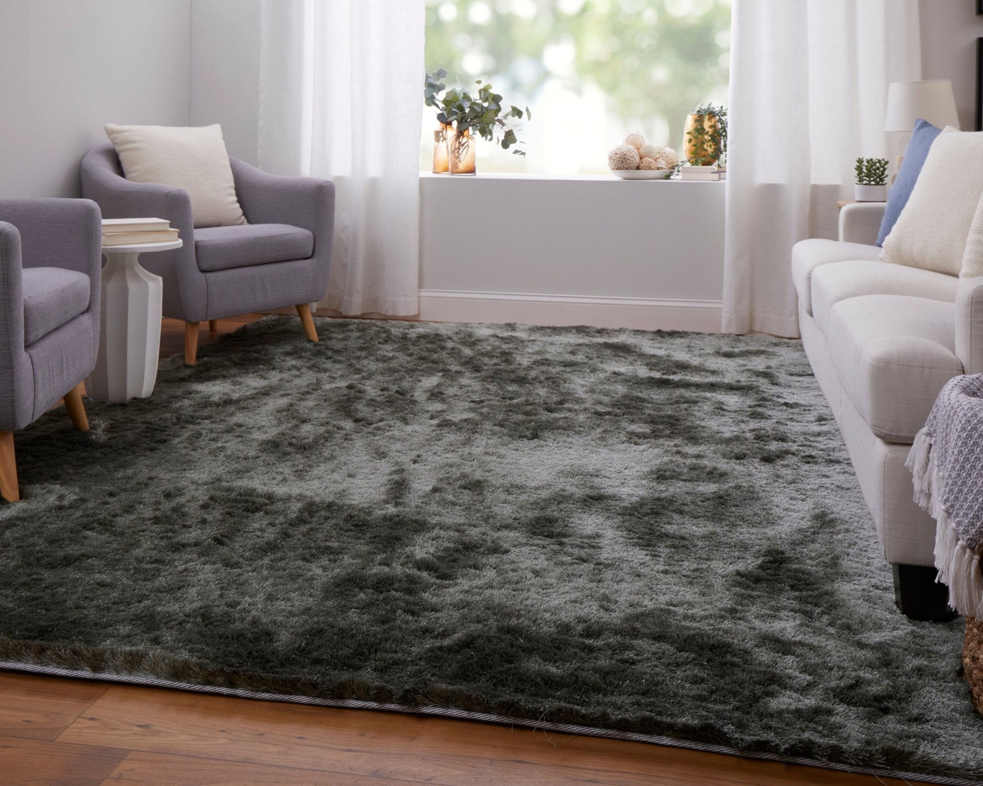 Feizy Indochine 4550F Green Modern/Luxury & Glam/Casual Hand Tufted Rug - Rugs - Feizy - Atlanta Designer Rugs