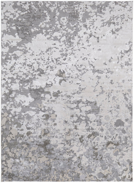 Feizy Micah 3336F Silver Gray Modern/Industrial/Luxury & Gla Machine Woven Rug - Rugs - Feizy - Atlanta Designer Rugs