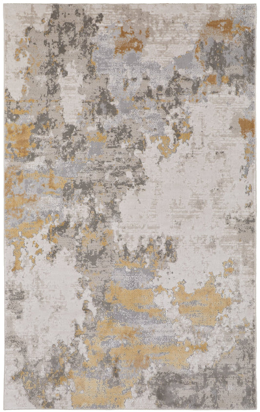 Feizy Waldor 3970F Gold Birch Modern/Luxury & Glam/Casual Machine Woven Rug - Rugs - Feizy - Atlanta Designer Rugs