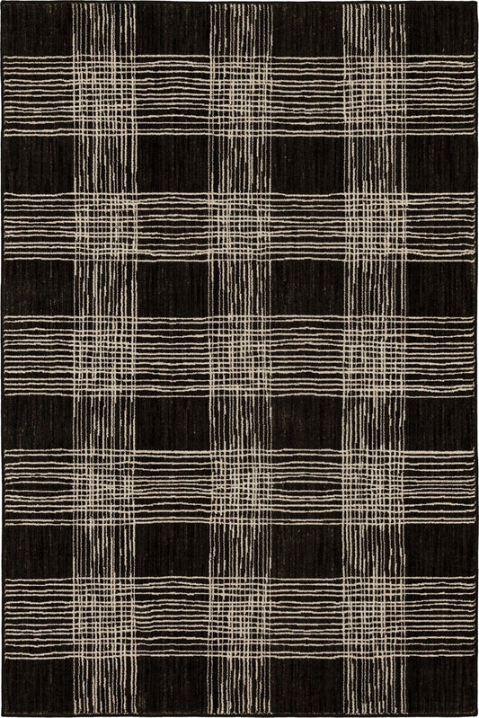 Bobby Berk Bobby Berk by Karastan (Series 3) 92438 Onyx Transitional Machinemade Rug - Rugs - Bobby Berk - Atlanta Designer Rugs