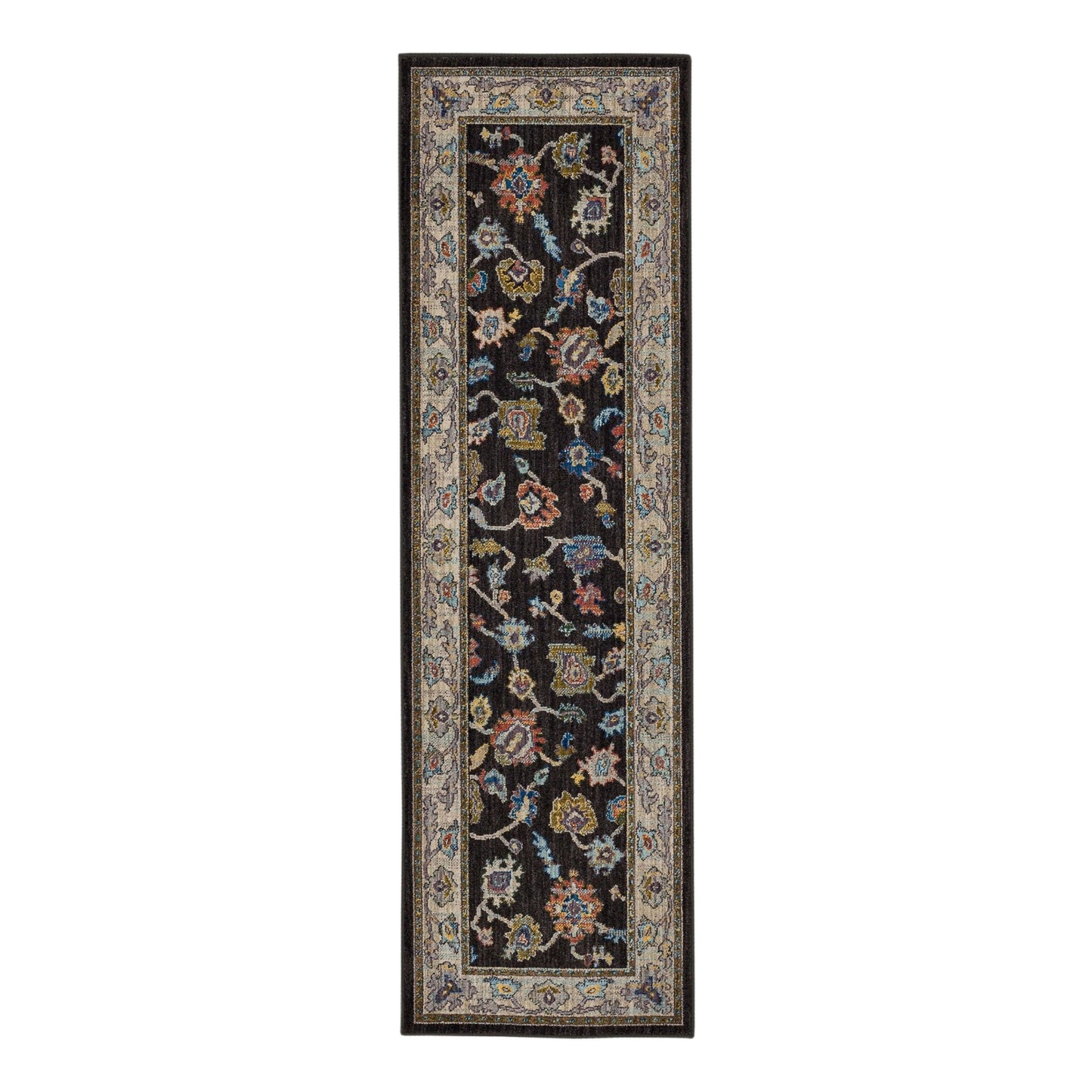 Karastan Pandora 92610 Charcoal Traditional Machinemade Rug - Rugs - Karastan - Atlanta Designer Rugs