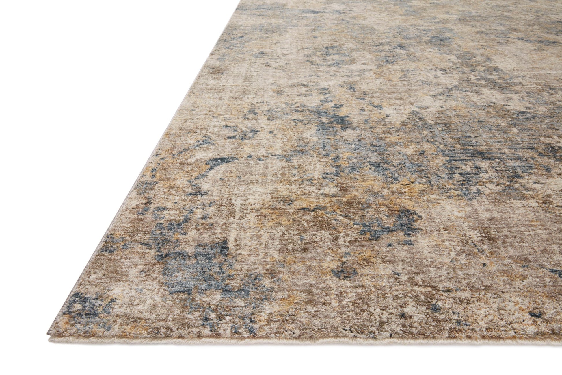 Loloi GAIA GAA - 03 Taupe Denim Traditional Power Loomed Rug - Rugs - Loloi - Atlanta Designer Rugs