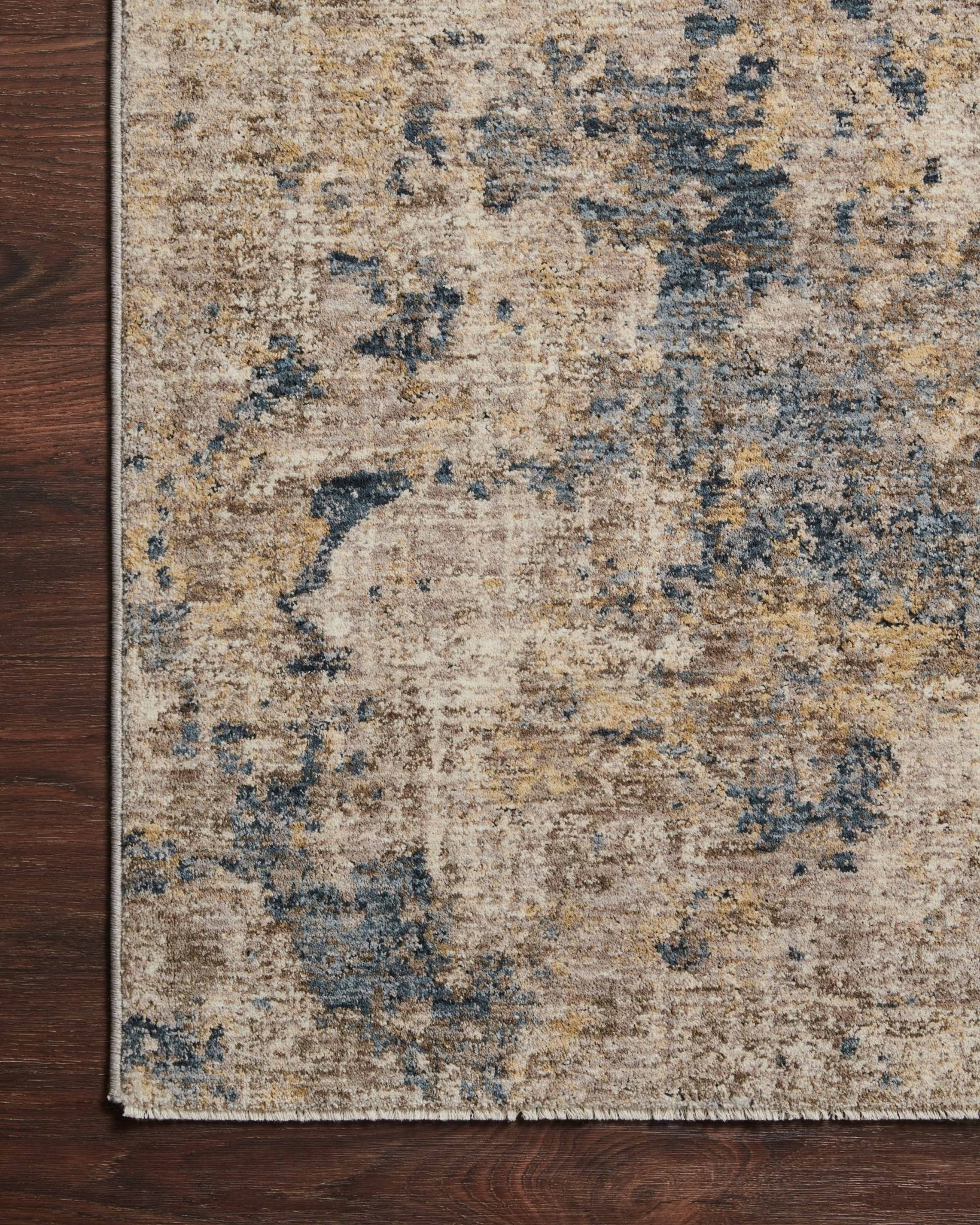 Loloi GAIA GAA - 03 Taupe Denim Traditional Power Loomed Rug - Rugs - Loloi - Atlanta Designer Rugs