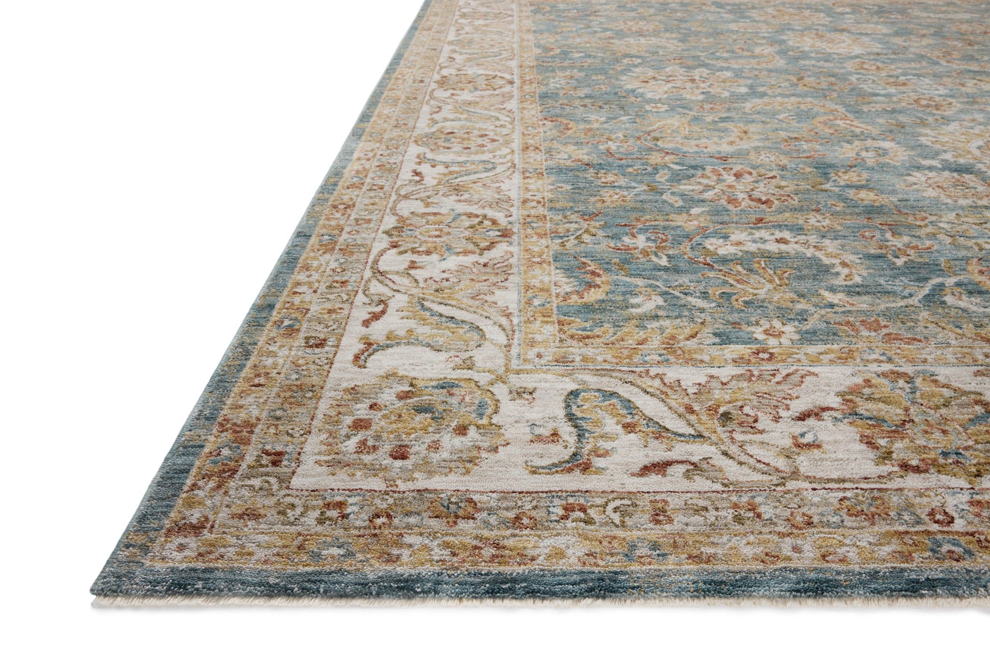 Loloi GAIA GAA - 04 Ocean Multi Traditional Power Loomed Rug - Rugs - Loloi - Atlanta Designer Rugs