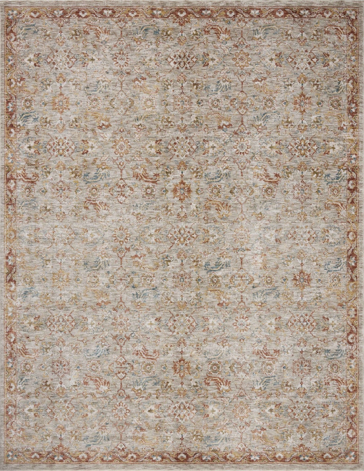 Loloi GAIA GAA - 05 Natural Multi Traditional Power Loomed Rug - Rugs - Loloi - Atlanta Designer Rugs