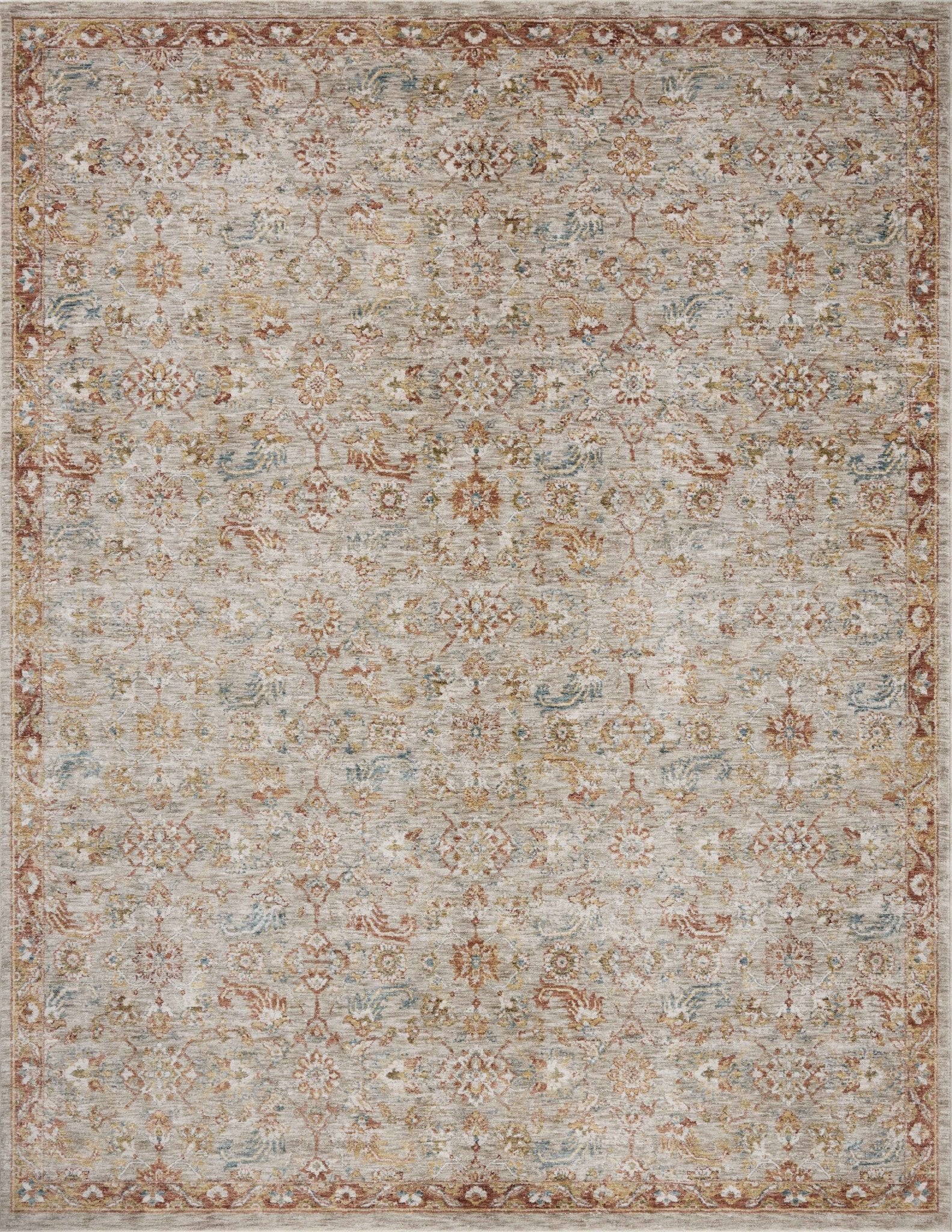 Loloi GAIA GAA - 05 Natural Multi Traditional Power Loomed Rug - Rugs - Loloi - Atlanta Designer Rugs