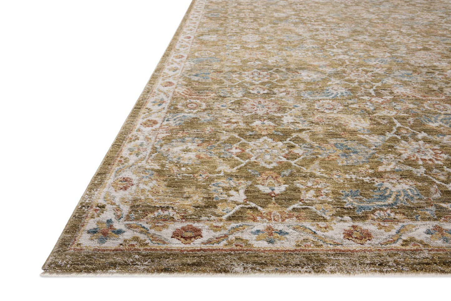 Loloi GAIA GAA - 05 Olive Multi Traditional Power Loomed Rug - Rugs - Loloi - Atlanta Designer Rugs