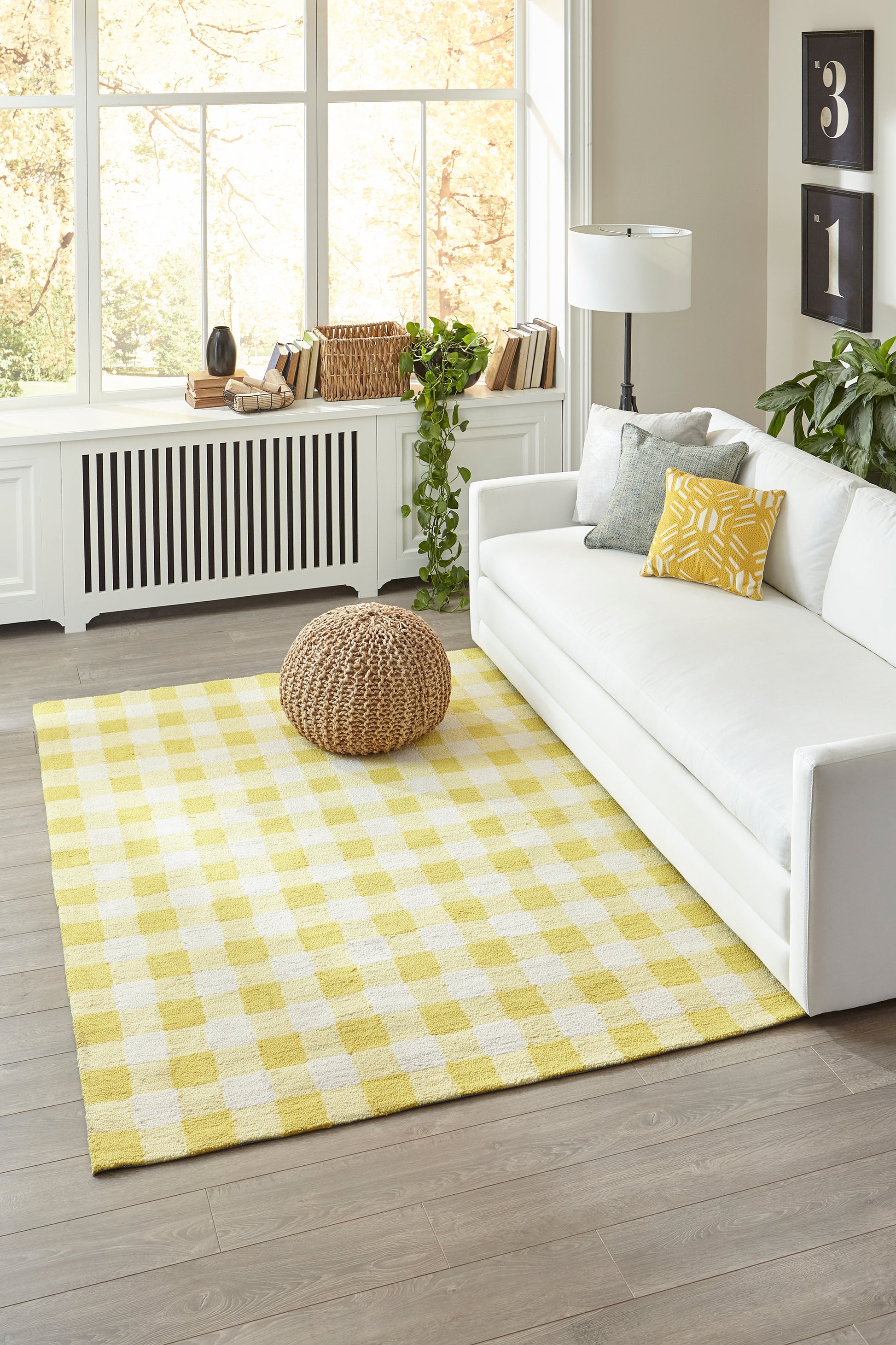 Momeni Geo  Yellow  Contemporary