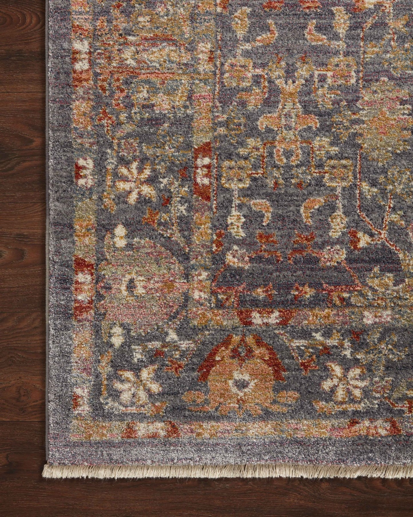 Loloi Giada GIA - 01 Grey Multi Traditional Power Loomed Rug - Rugs - Loloi - Atlanta Designer Rugs