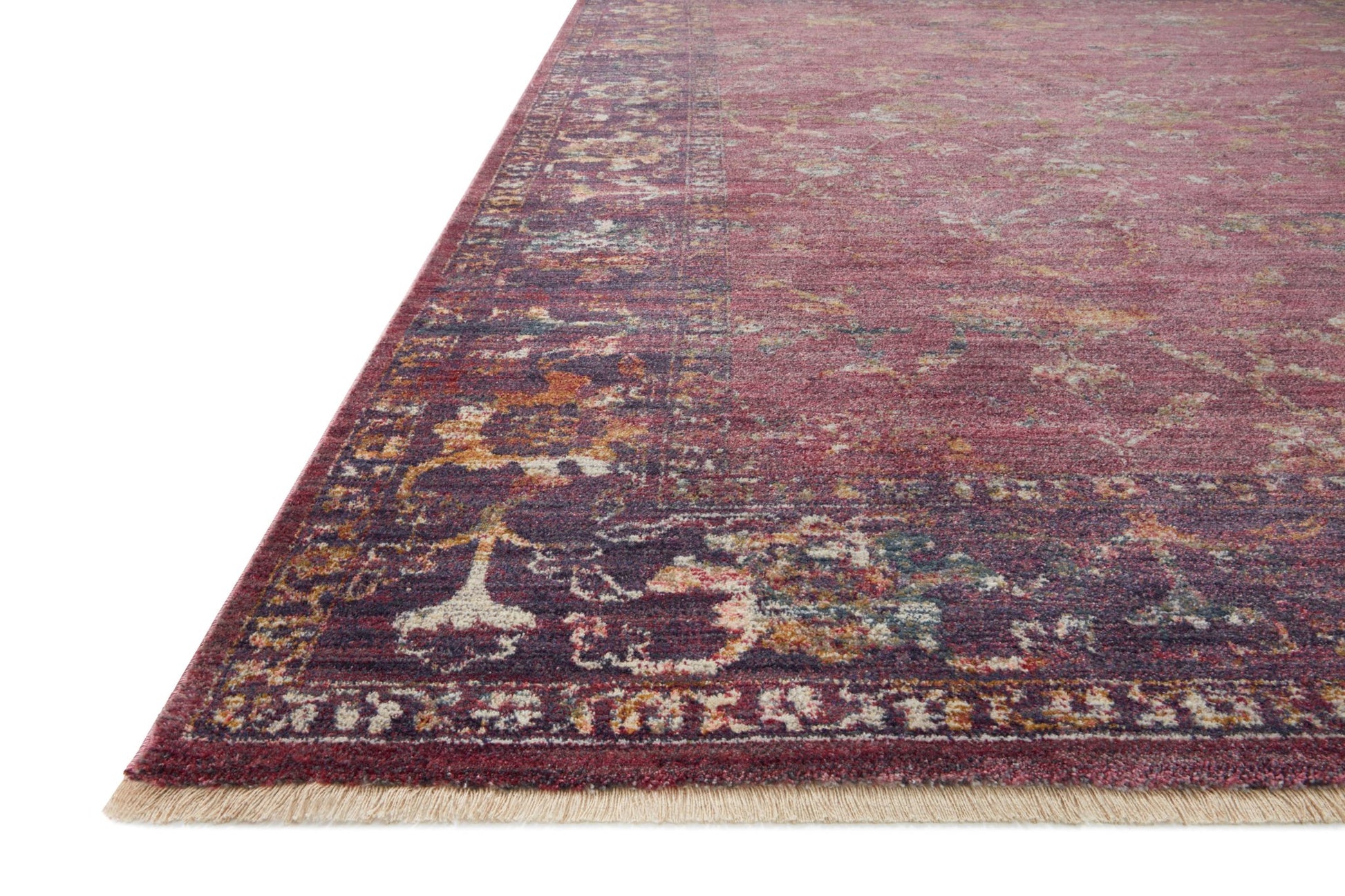 Loloi Giada GIA - 02 Grape Multi Traditional Power Loomed Rug - Rugs - Loloi - Atlanta Designer Rugs