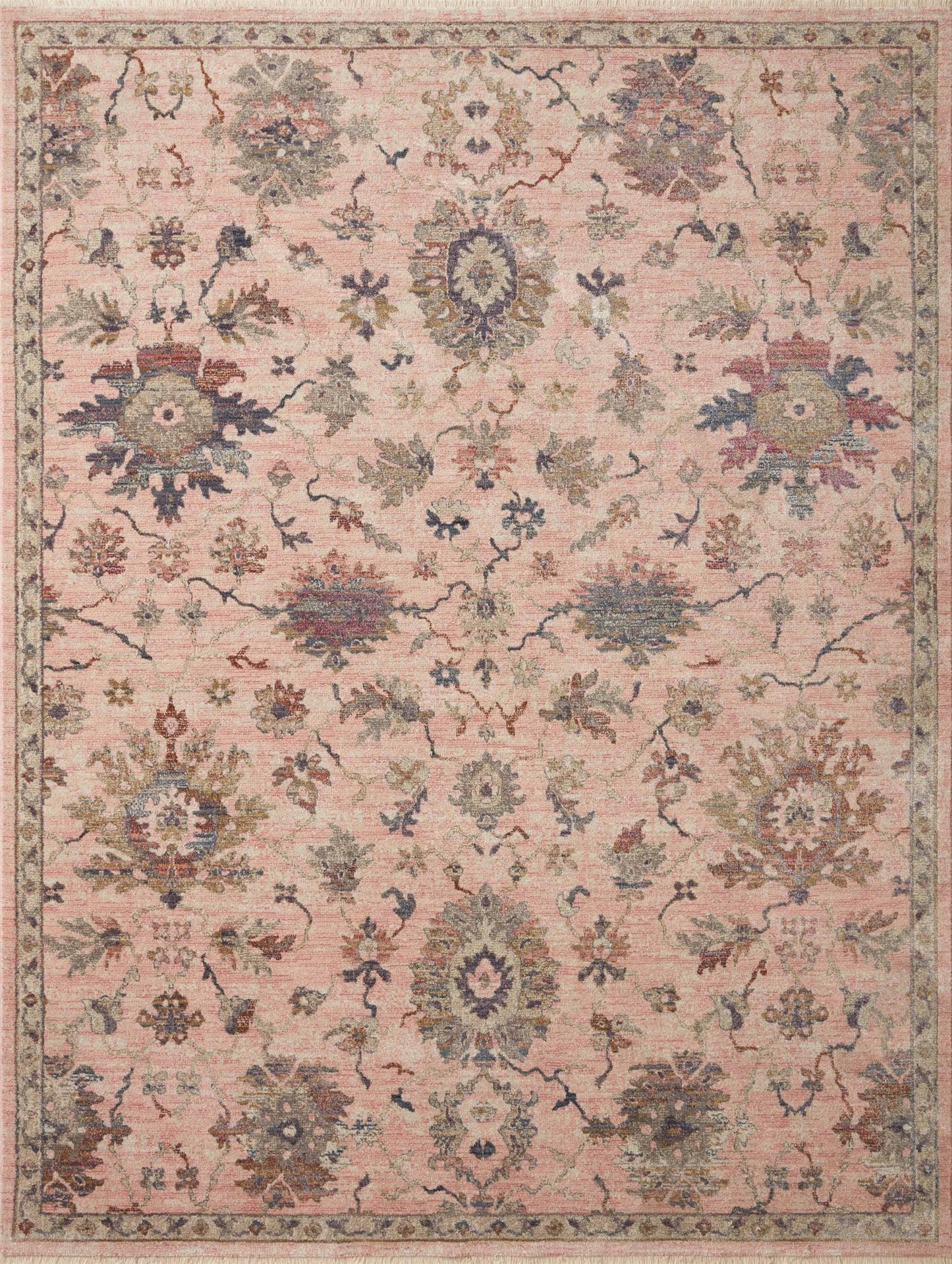 Loloi Giada GIA - 03 Blush Multi Traditional Power Loomed Rug - Rugs - Loloi - Atlanta Designer Rugs