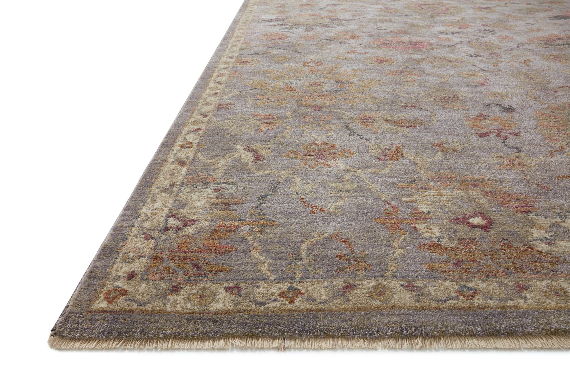 Loloi Giada GIA - 03 Silver Multi Traditional Power Loomed Rug - Rugs - Loloi - Atlanta Designer Rugs