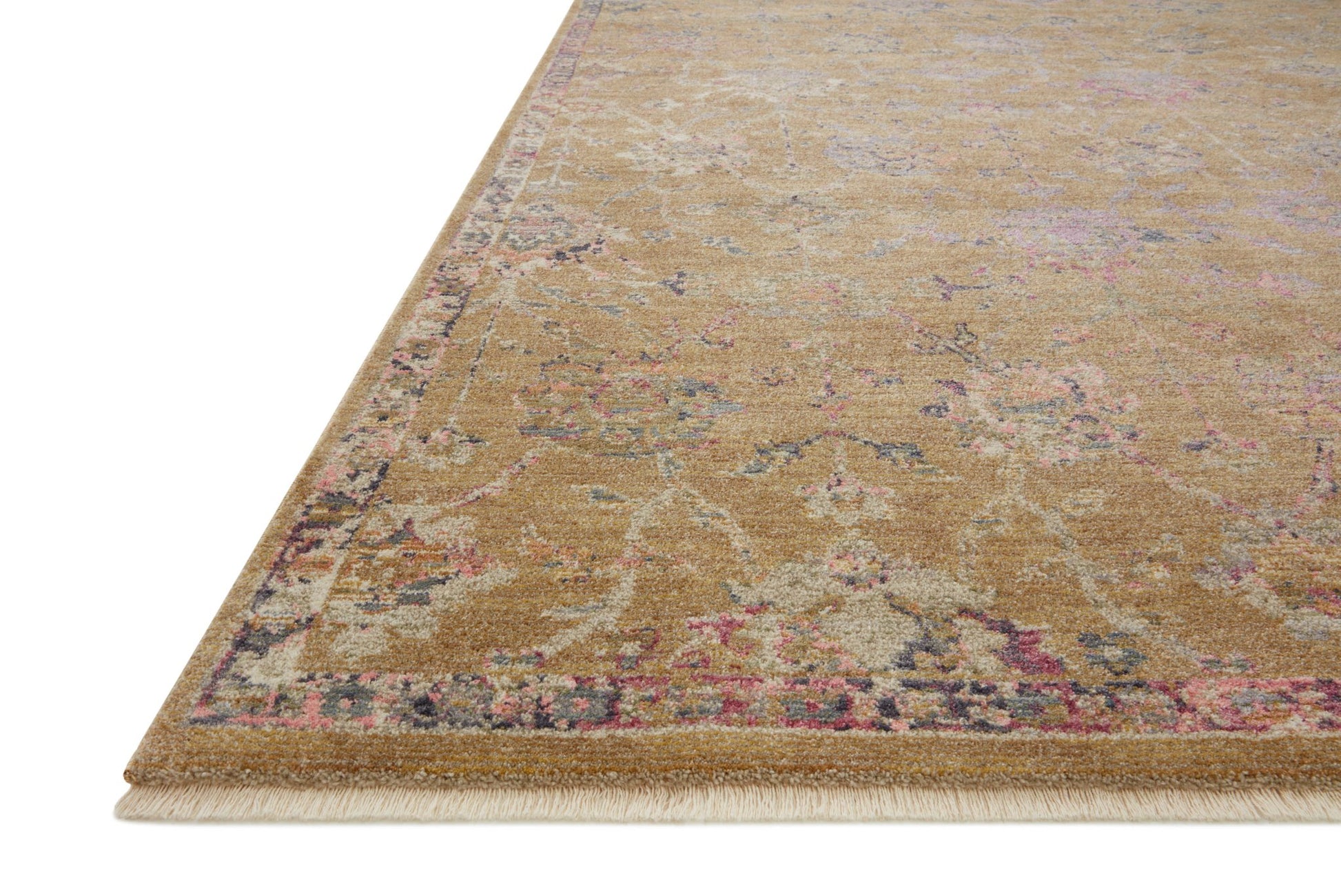 Loloi Giada GIA - 05 Gold Multi Traditional Power Loomed Rug - Rugs - Loloi - Atlanta Designer Rugs