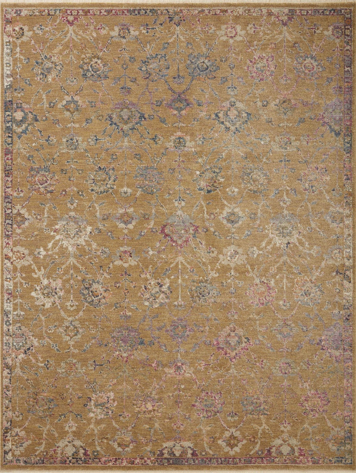 Loloi Giada GIA - 05 Gold Multi Traditional Power Loomed Rug - Rugs - Loloi - Atlanta Designer Rugs