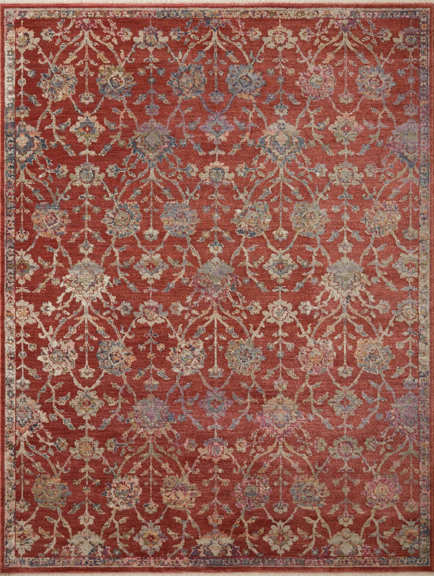 Loloi Giada GIA - 05 Red Multi Traditional Power Loomed Rug - Rugs - Loloi - Atlanta Designer Rugs