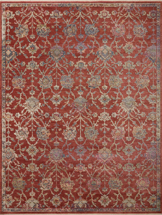 Loloi Giada GIA - 05 Red Multi Traditional Power Loomed Rug - Rugs - Loloi - Atlanta Designer Rugs