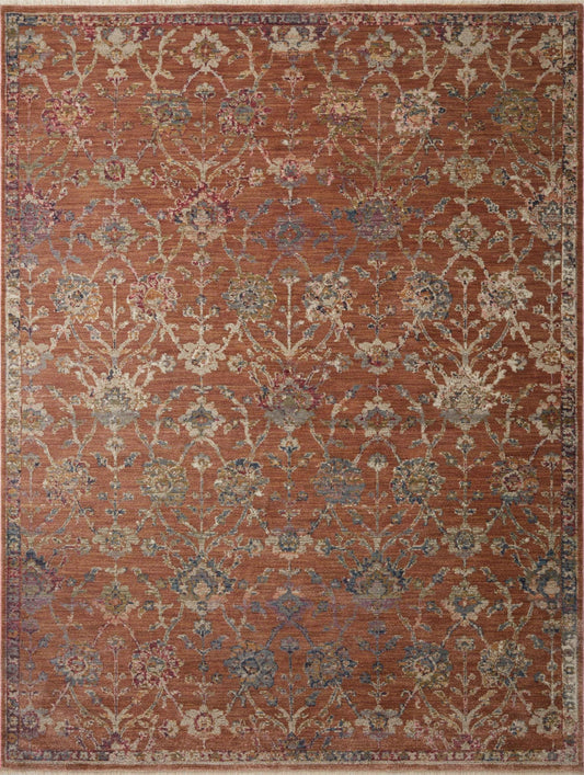 Loloi Giada GIA - 05 Terracotta Multi Traditional Power Loomed Rug - Rugs - Loloi - Atlanta Designer Rugs