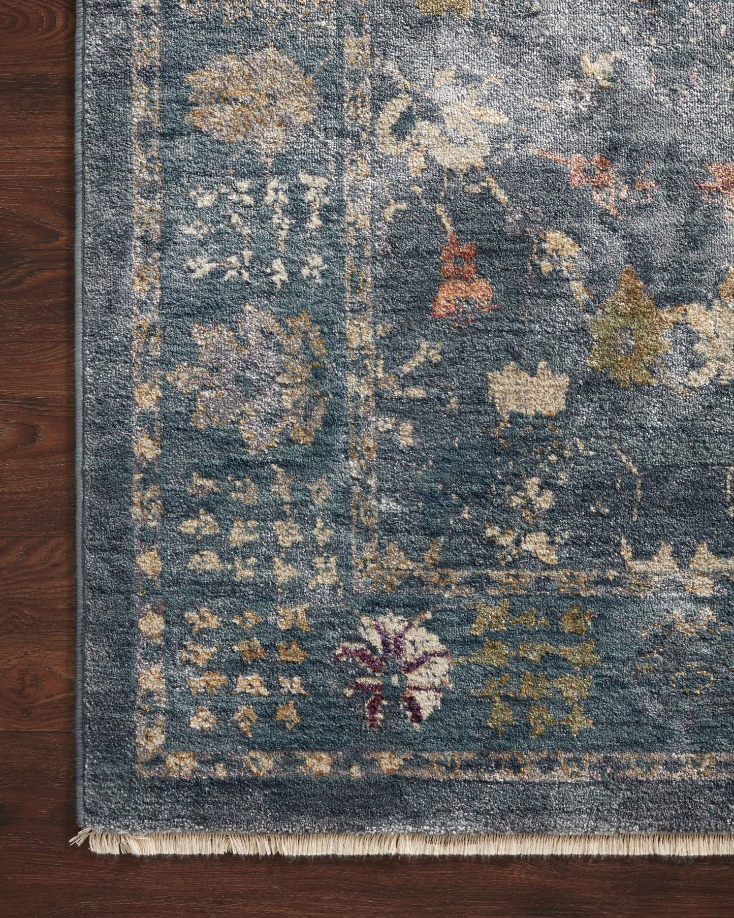 Loloi Giada GIA - 06 Denim Multi Traditional Power Loomed Rug - Rugs - Loloi - Atlanta Designer Rugs