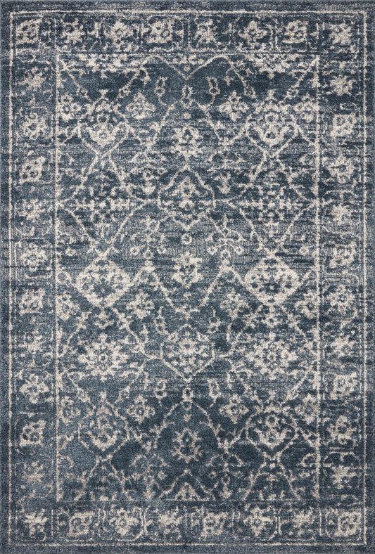 Magnolia Home Gigi GIG-02 Navy Stone Transitional Power Loomed Rug