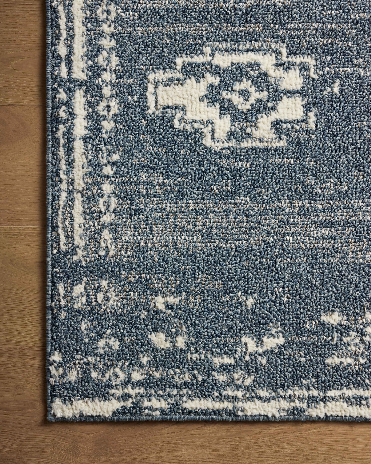 Magnolia Home Gigi GIG-03 Denim Ivory Transitional Power Loomed Rug