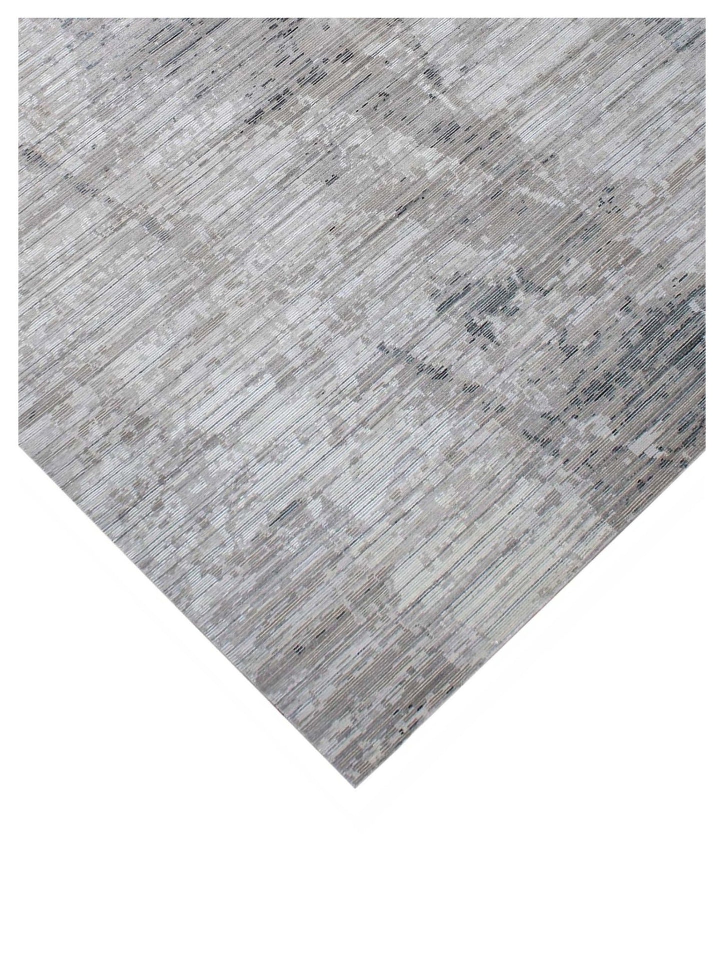 Artisan Mary Silver Contemporary Knotted Rug - Rugs - Artisan - Atlanta Designer Rugs