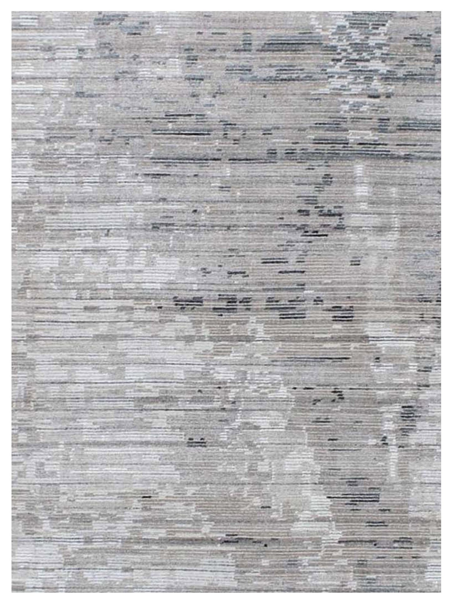 Artisan Mary Silver Contemporary Knotted Rug - Rugs - Artisan - Atlanta Designer Rugs