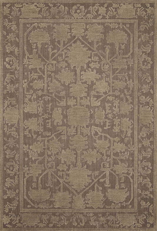 Magnolia Home Gloria GLO-01 Bark Khaki Traditional Hand Tufted Rug