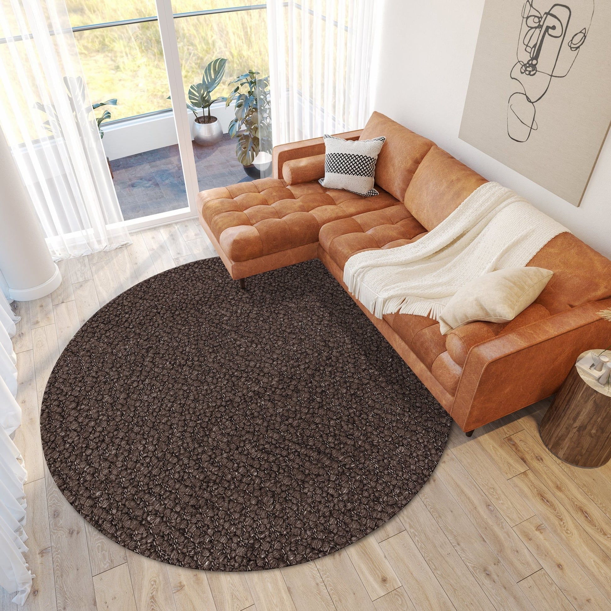 Dalyn Rugs Gorbea GR1 Chocolate Casual Loom Rug - Rugs - Dalyn Rugs - Atlanta Designer Rugs