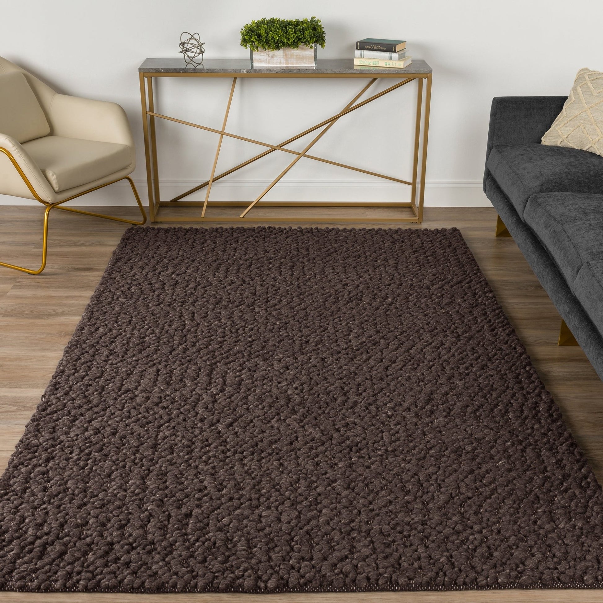 Dalyn Rugs Gorbea GR1 Chocolate Casual Loom Rug - Rugs - Dalyn Rugs - Atlanta Designer Rugs