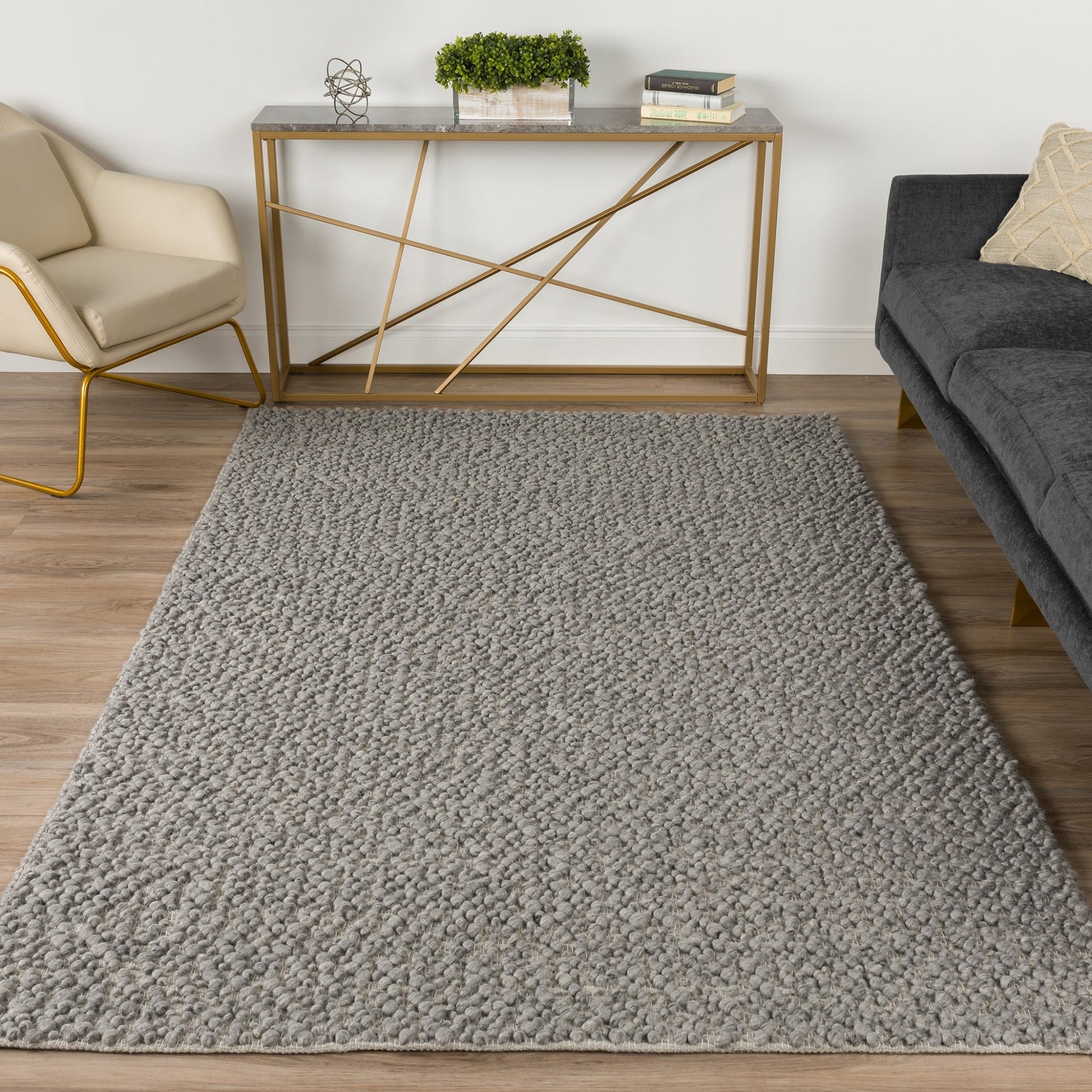 Dalyn Rugs Gorbea GR1 Pewter Casual Loom Rug - Rugs - Dalyn Rugs - Atlanta Designer Rugs