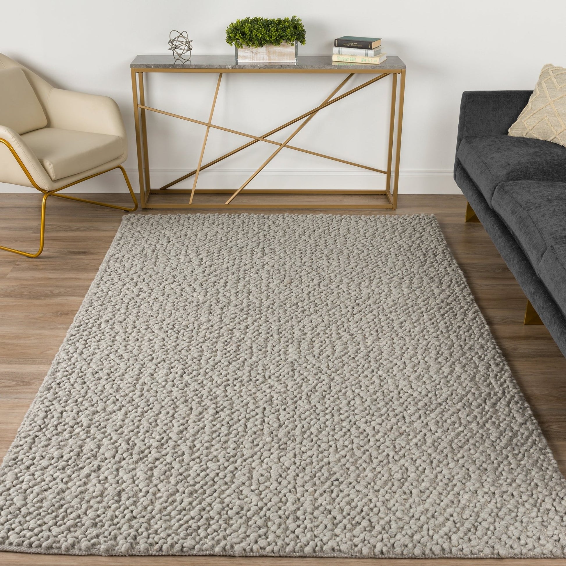 Dalyn Rugs Gorbea GR1 Silver Casual Loom Rug - Rugs - Dalyn Rugs - Atlanta Designer Rugs