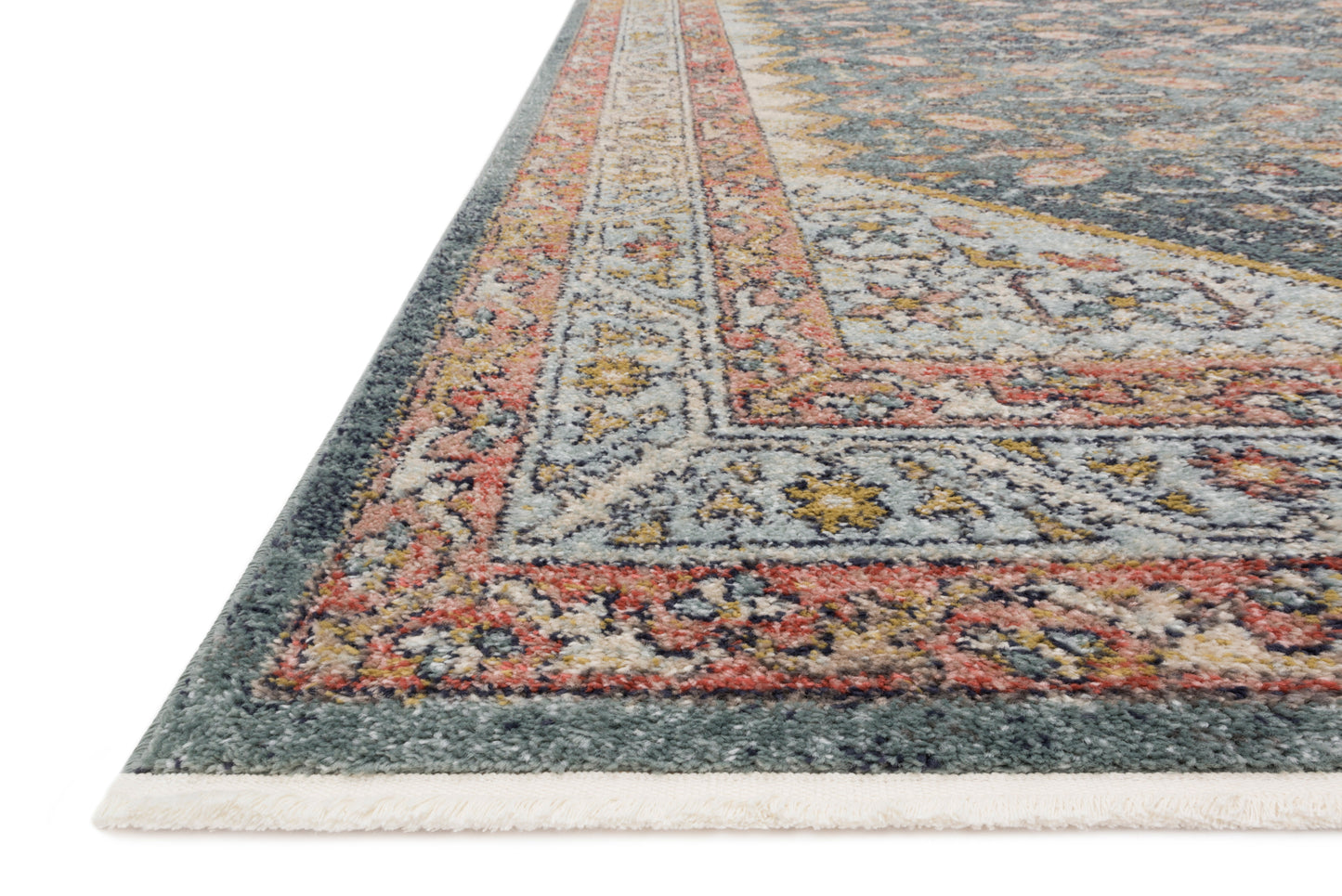 Magnolia Home Graham GRA-01 Blue Persimmon Transitional Power Loomed Rug