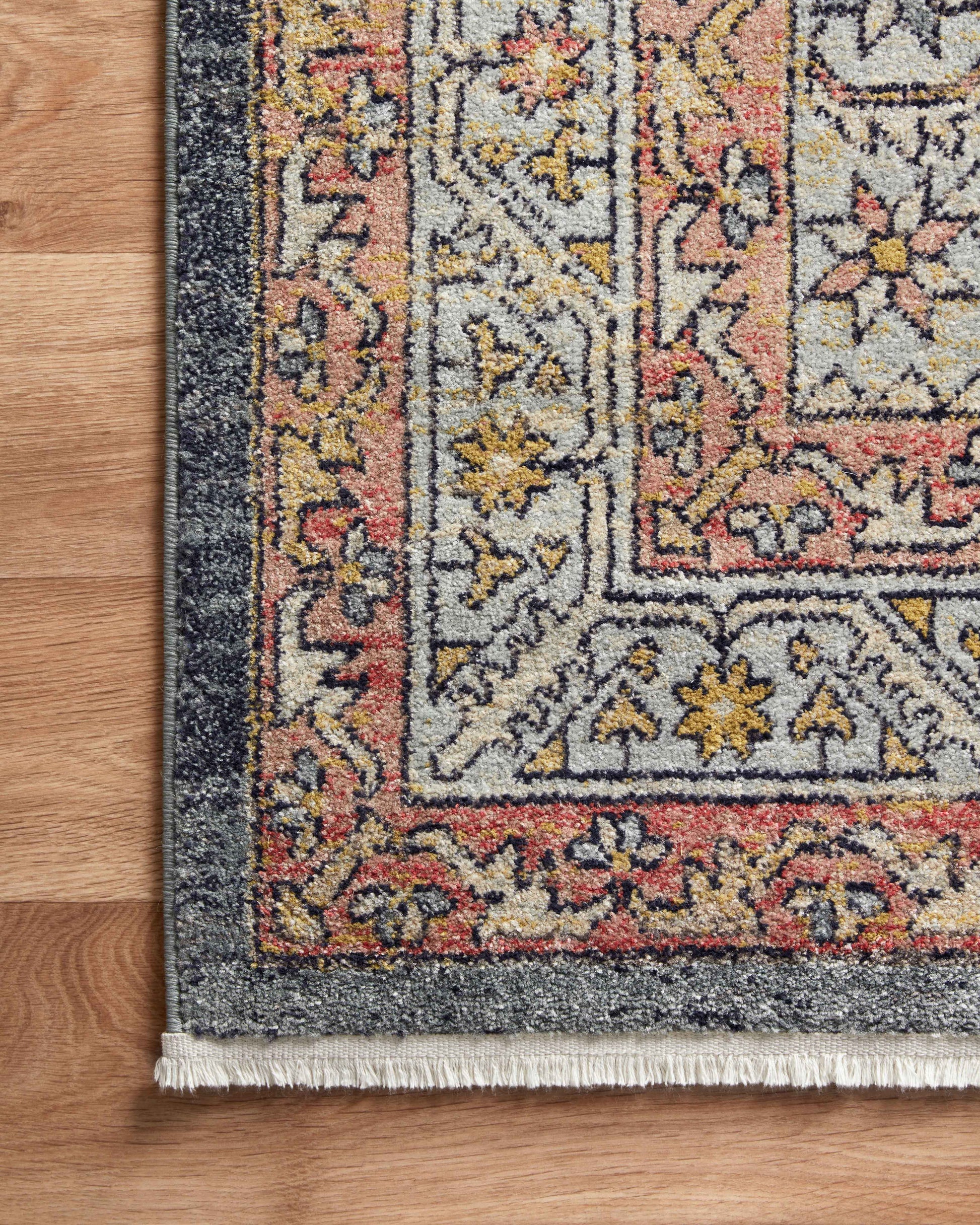 Magnolia Home Graham GRA-01 Blue Persimmon Transitional Power Loomed Rug