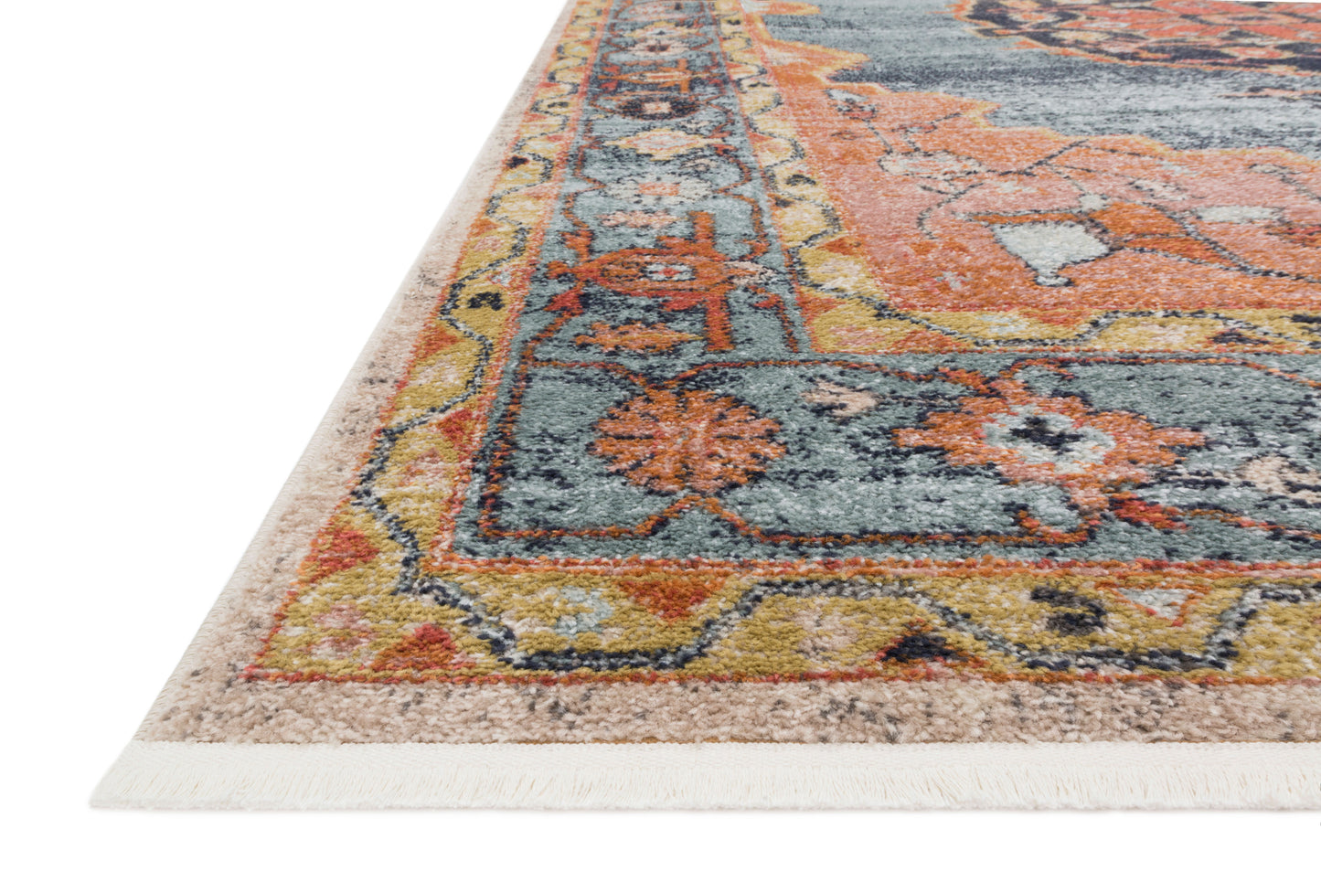 Magnolia Home Graham GRA-02 Blue Sunrise Transitional Power Loomed Rug