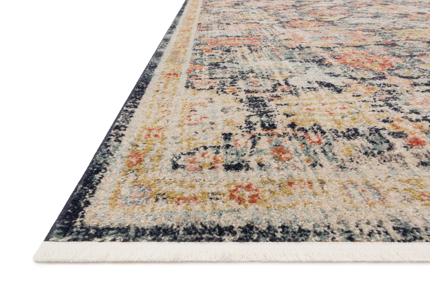 Magnolia Home Graham GRA-05 Blue Multi Transitional Power Loomed Rug