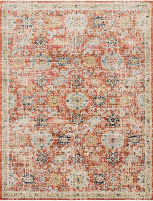 Magnolia Home Graham GRA-05 Persimmon Multi Transitional Power Loomed Rug