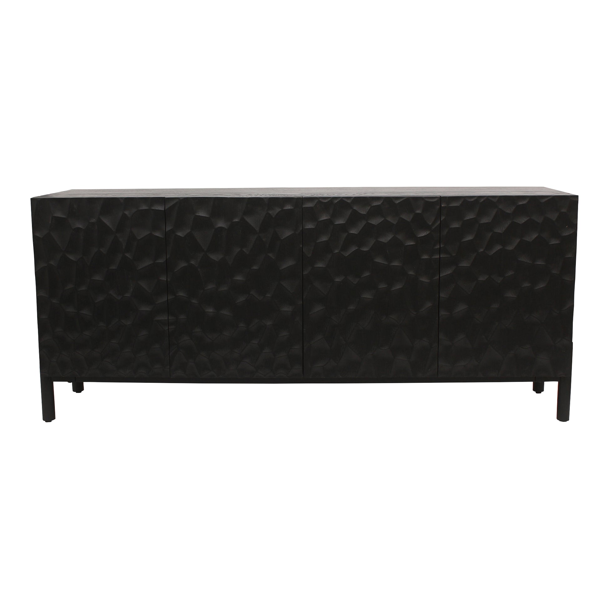 Moes Home Sideboards Misaki Black Contemporary Furniture