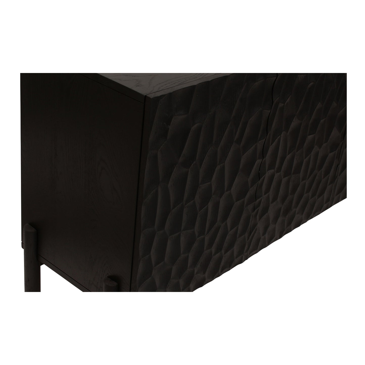 Moes Home Sideboards Misaki Black Contemporary Furniture